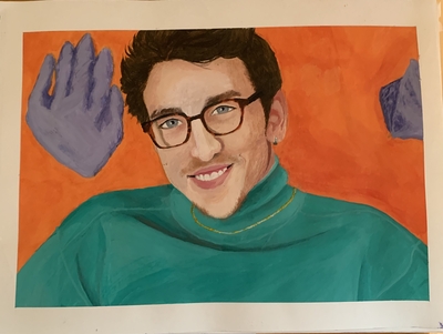 Painting of Matt Watson