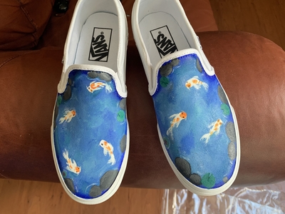 Painting on Canvas Shoes